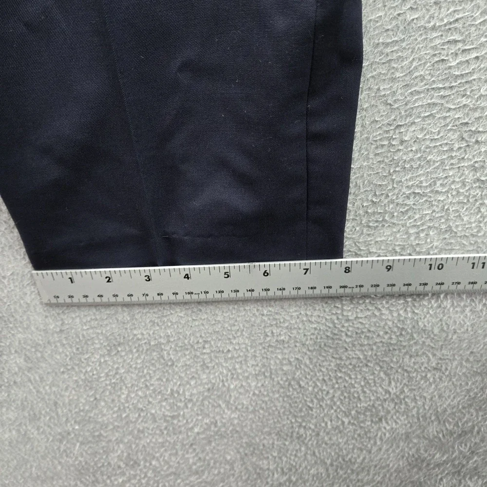 Banana Republic Men Pants 32X32 Navy Marzotto Super 120 Wool Dress READ